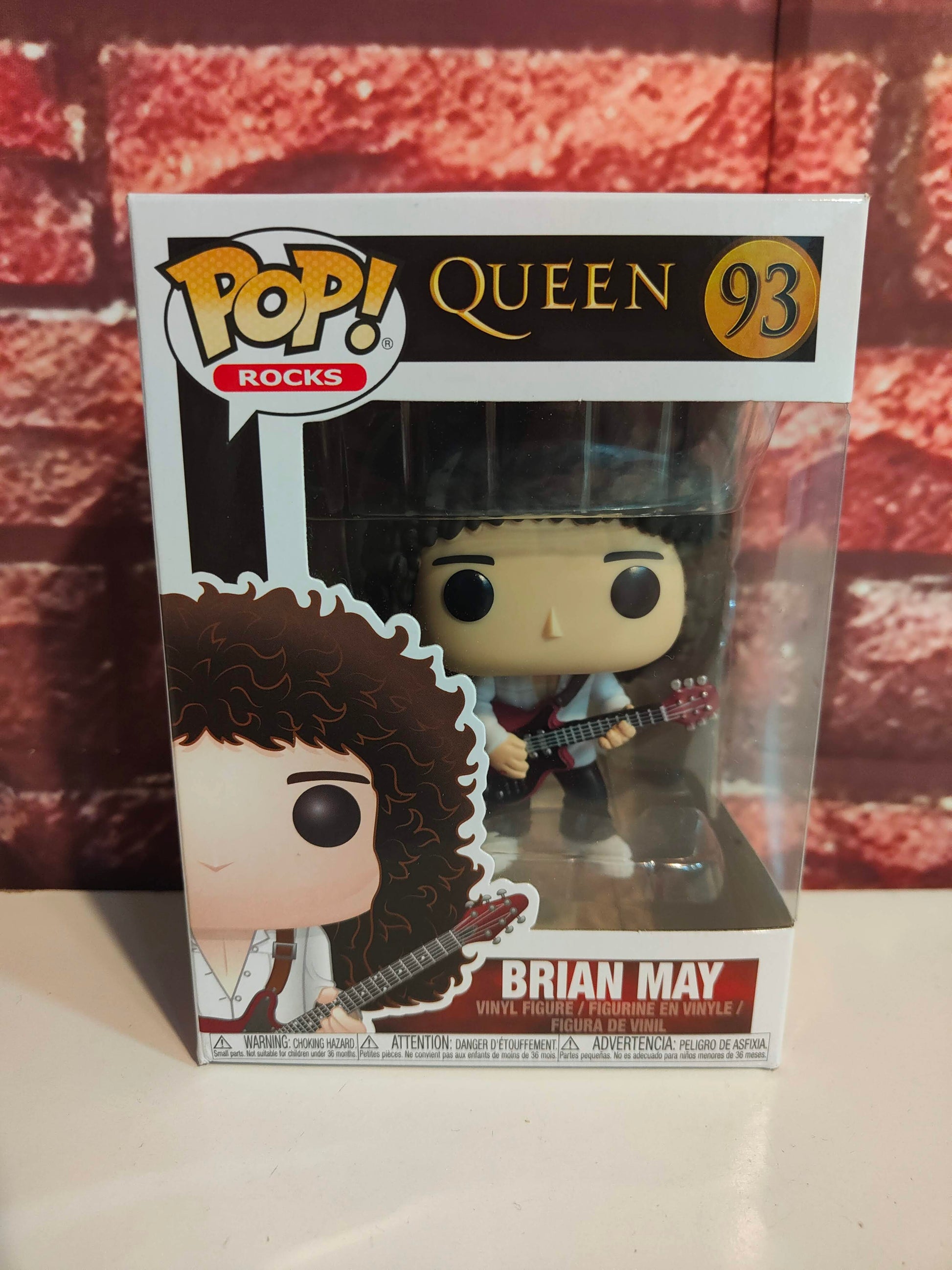 Funko Pop Brian May 93 Queen caja dañada