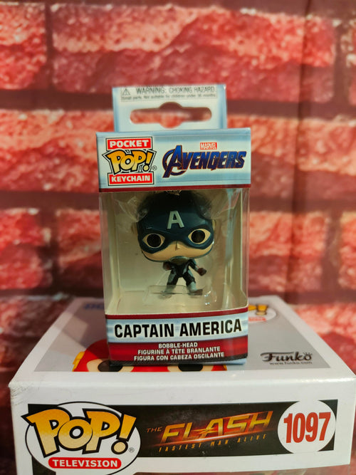Funko Pocket pop llavero Captain America Marvel Avengers funko pop Capitan America
