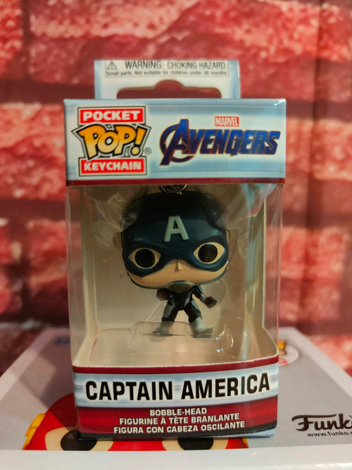 Funko Pocket pop llavero Captain America Marvel Avengers funko pop Capitan America