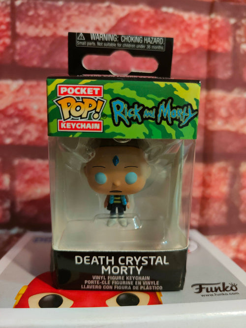 Funko Pocket pop Llavero Death crystal morty Rick and Morty funko pop caja dañada